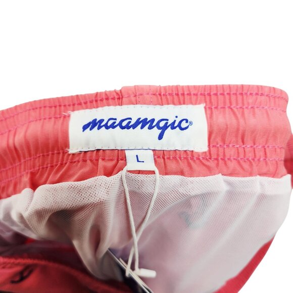 Maamgic Mens Anchor Print Swim Shorts Size Large - Picture 2 of 7